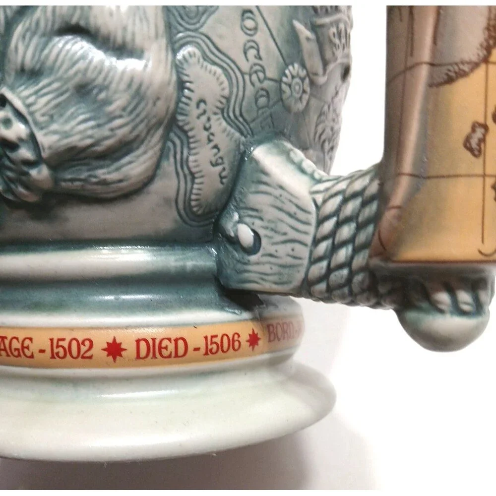 Vintage Avon 1992 Christopher Columbus New World Stein Made in Brazil #88413 - Picture 13 of 15